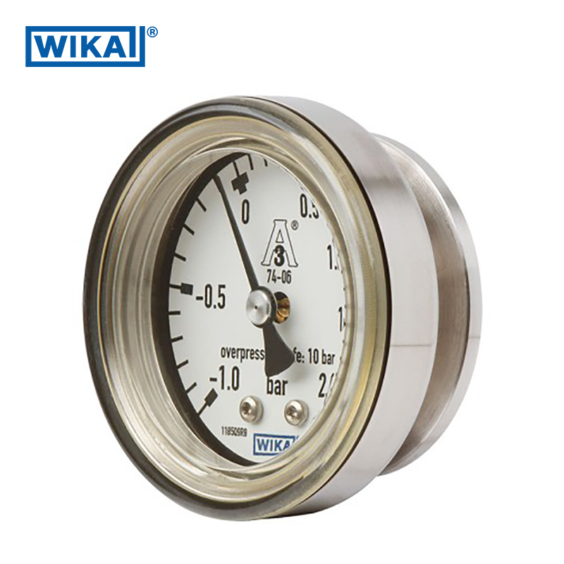 wika PG43SA-C Flat Embedded Diaphragm Pressure Gauge