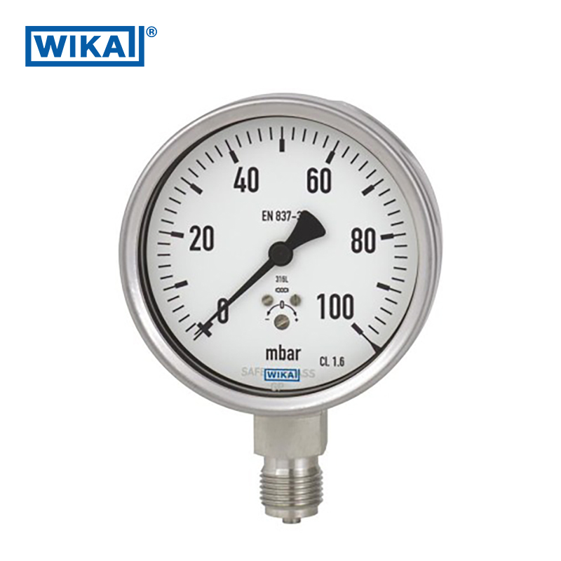WIKA 632.50, 633.50 Diaphragm Box Pressure Gauge